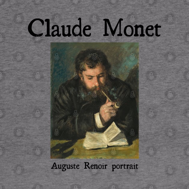 Auguste Renoir portrait by Claude Monet by Cleopsys